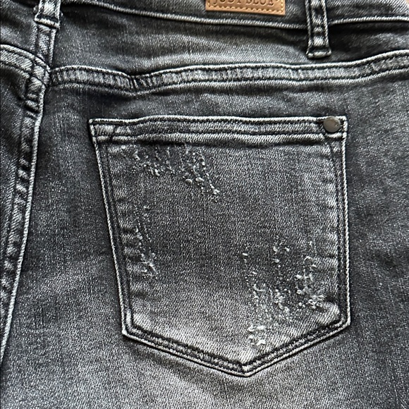 Judy Blue Black Denim Shorts - Picture 8 of 10